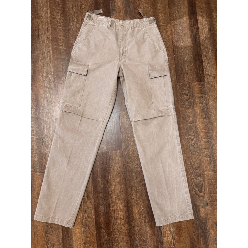 Vintage Banana Republic Men's 32 Brown Cargo Pants 100% Cotton 32x34 Y2K